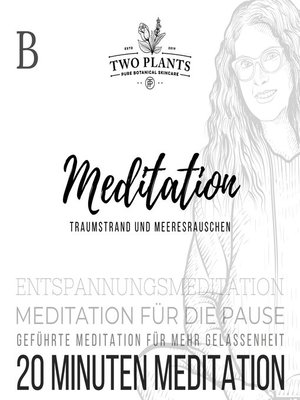 cover image of Meditation Traumstrand und Meeresrauschen--Meditation B--20 Minuten Meditation